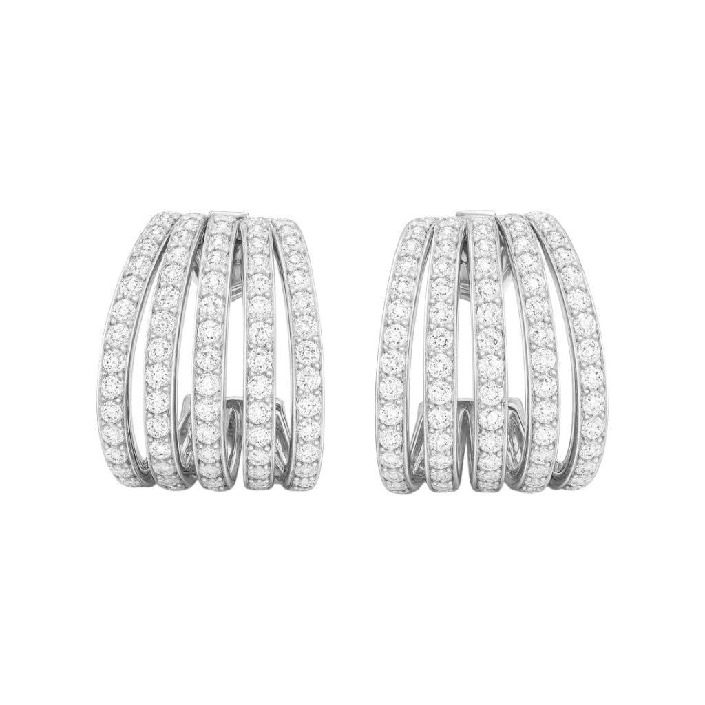 Sadie | Pave Hoop Hugger Earrings