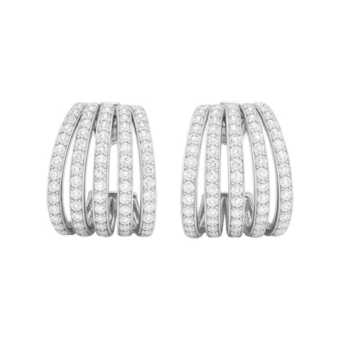 Sadie | Pave Hoop Hugger Earrings