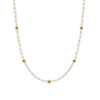 Sara Gold Filled Beaded Necklace with Pearls