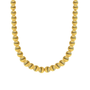 Sophie 5MM Gold Filled Beaded Necklace