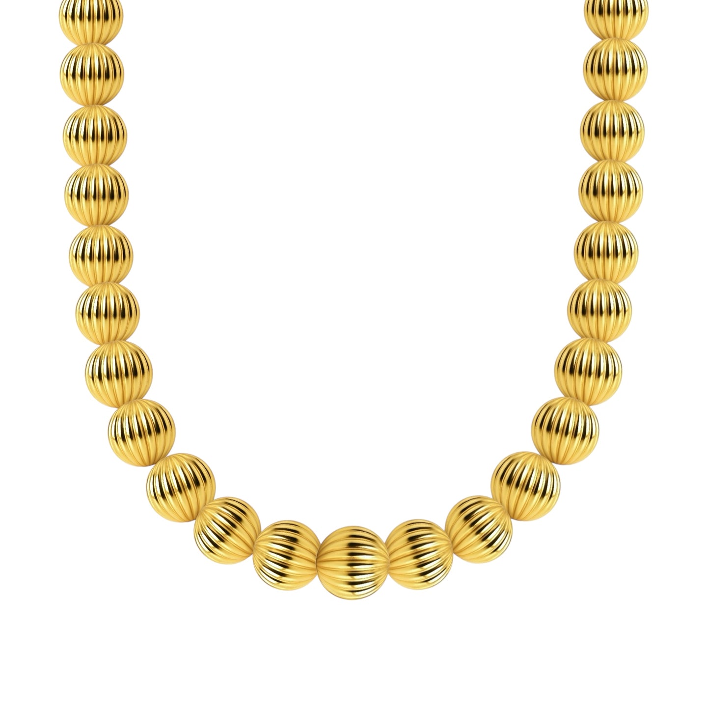 Sophie 8MM Gold Filled Beaded Necklace