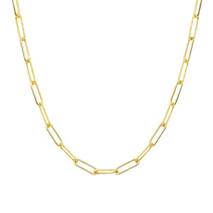 Sophie Paperclip | Gold Plated Necklace