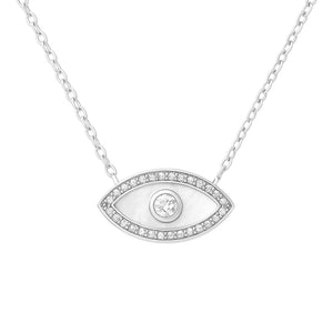 SPHINX | Evil Eye Mother of Peal Necklace
