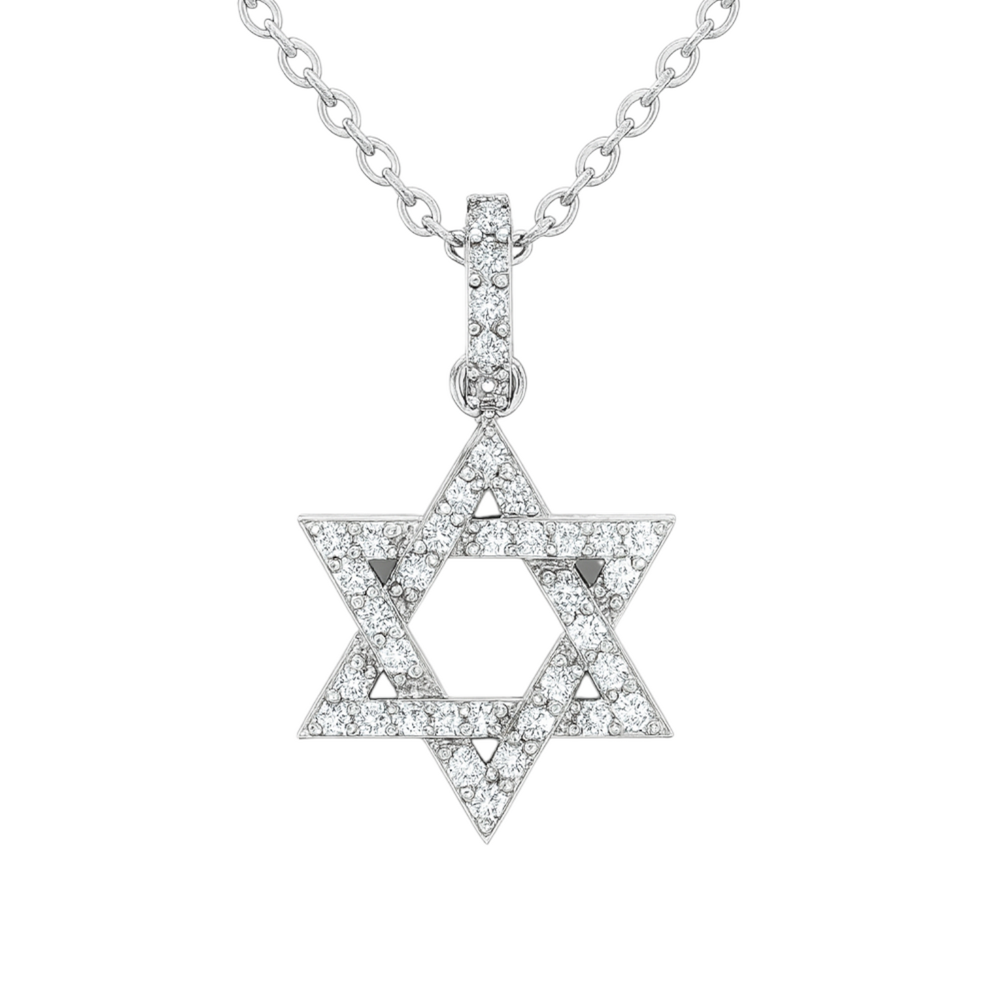 Star of David | XL Pave Necklace