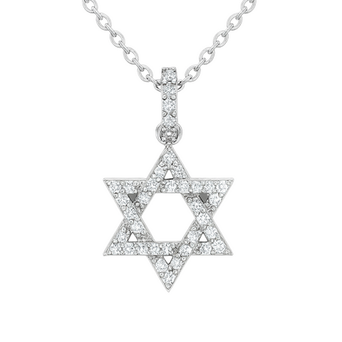 Star of David | XL Pave Necklace