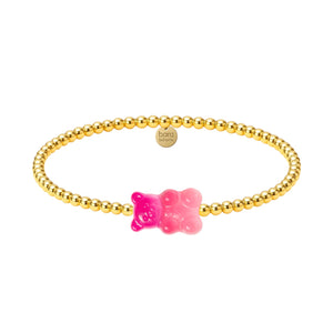 Ombre Gummy Bear | Gold Filled Beaded Bracelet