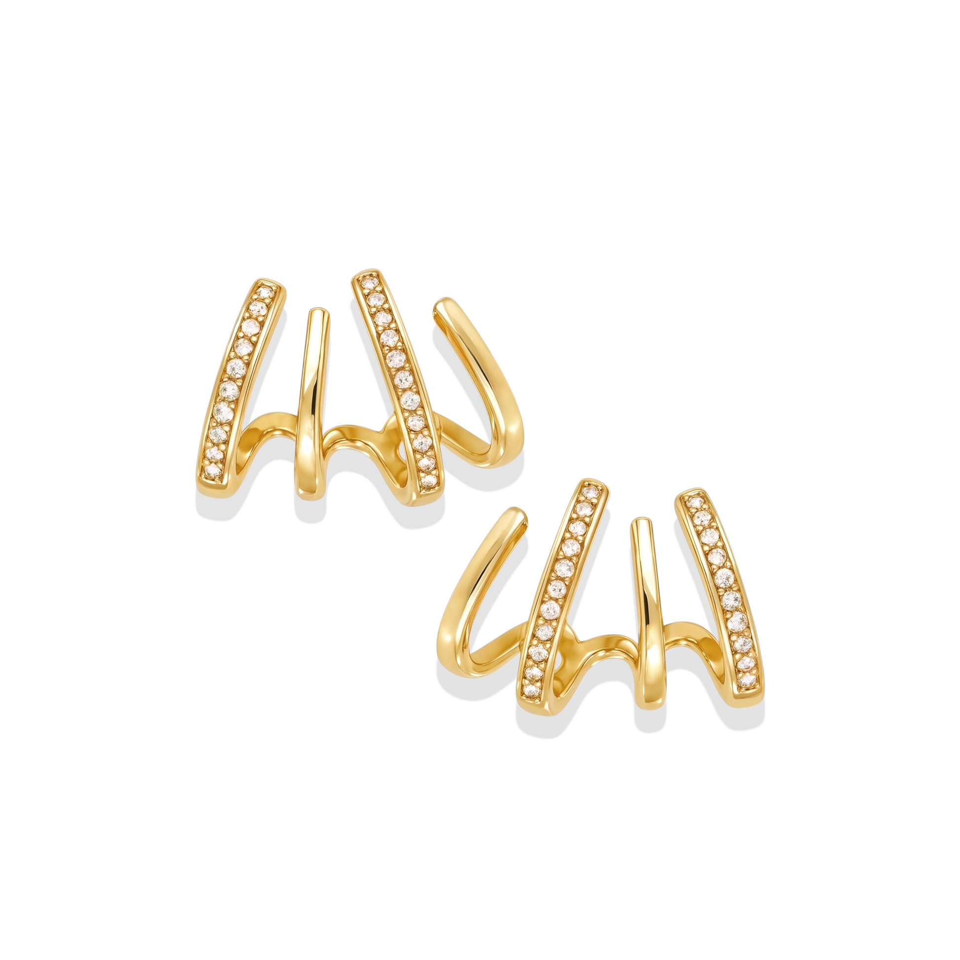 Tasha | Pave Stud Earrings