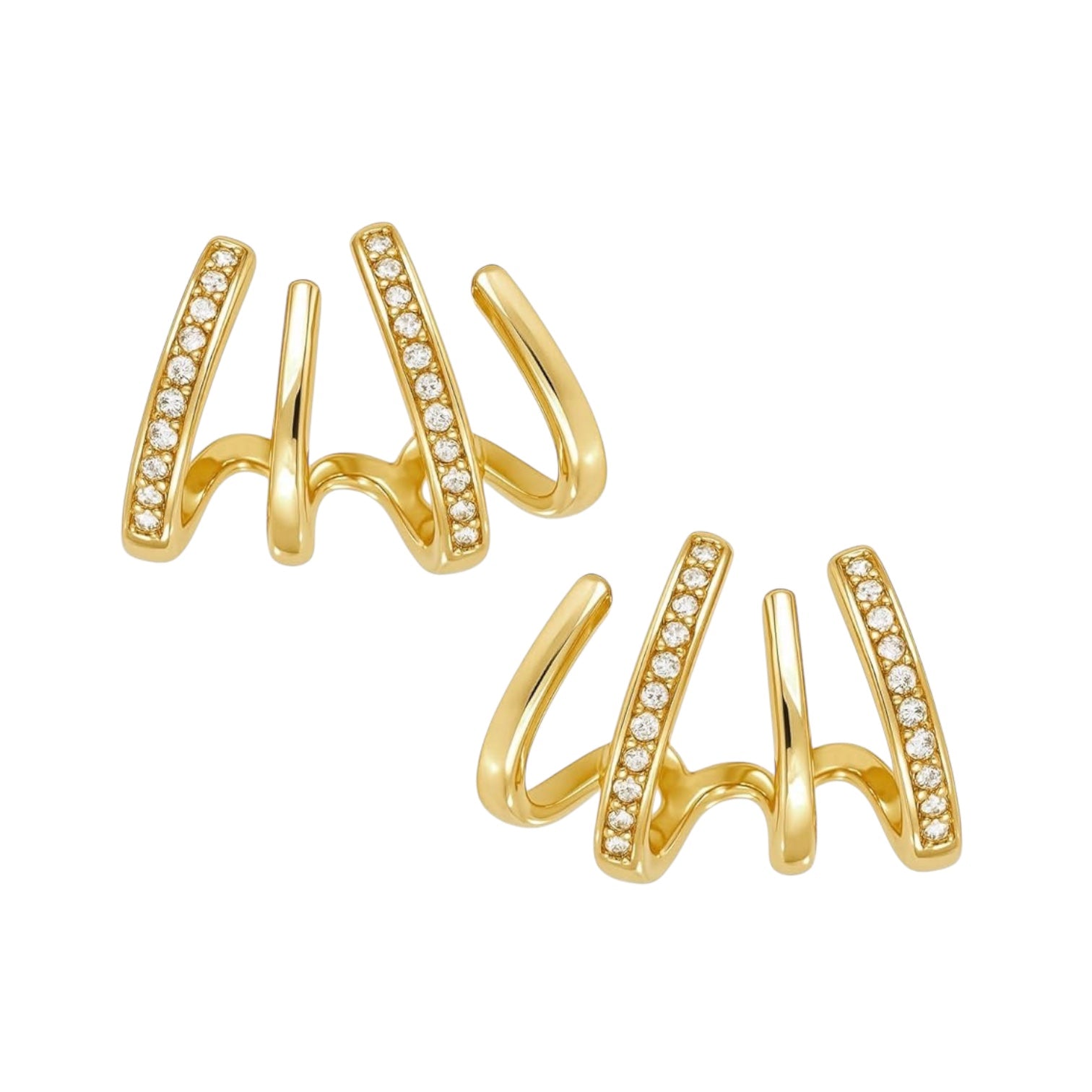 Tasha | Pave Hoop Huggers