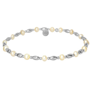 Terri Gold Filled Beaded Bracelet with Pearls