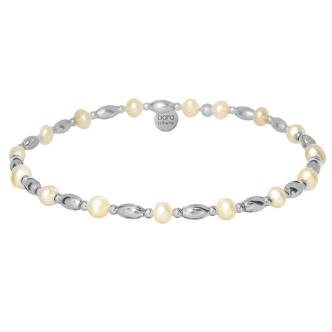 Terri Gold Filled Beaded Bracelet with Pearls