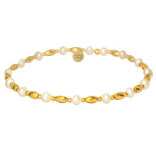 Terri Gold Filled Beaded Bracelet with Pearls