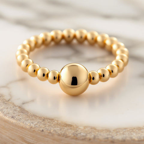 Olivia | Beaded Stretchy Ring
