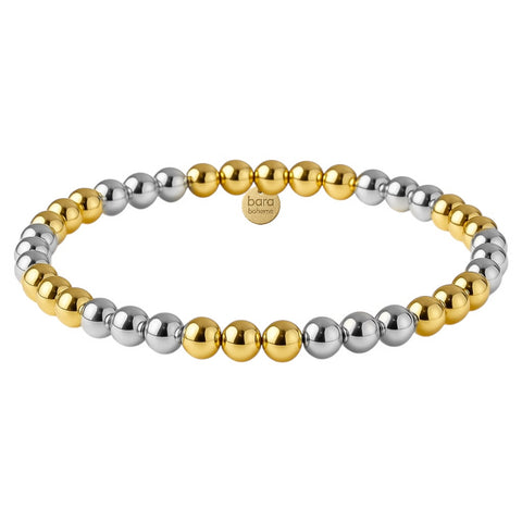 Triple 2Tone 5MM | Beaded Bracelet