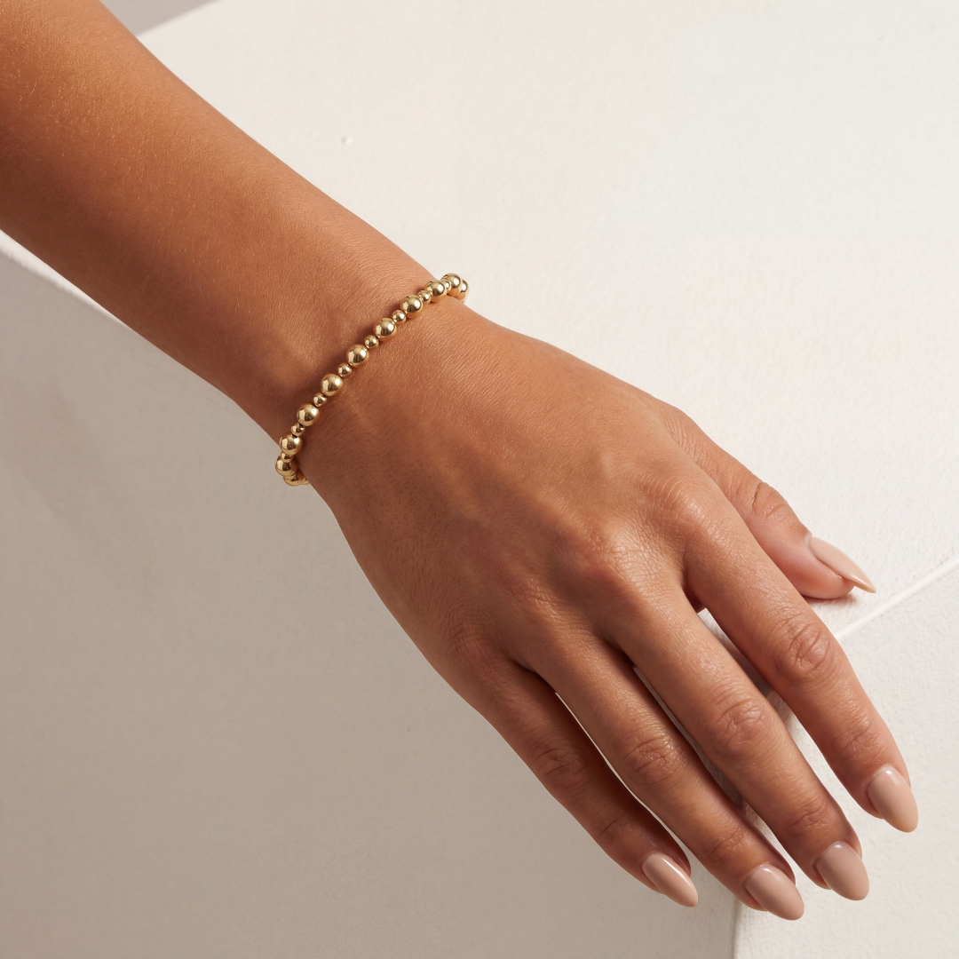 Alexandra | Gold Filled Beaded Bracelet