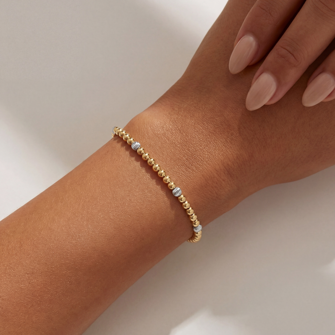 Carly | Gold Filled Beaded Bracelet