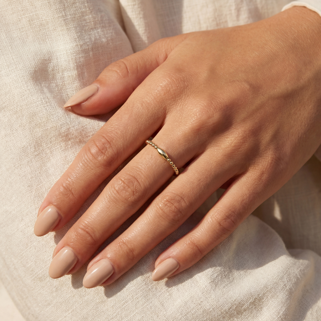 Kelli | Beaded Stretchy Ring