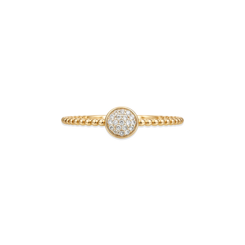 The Valeria | Solid Gold with Diamonds Ring