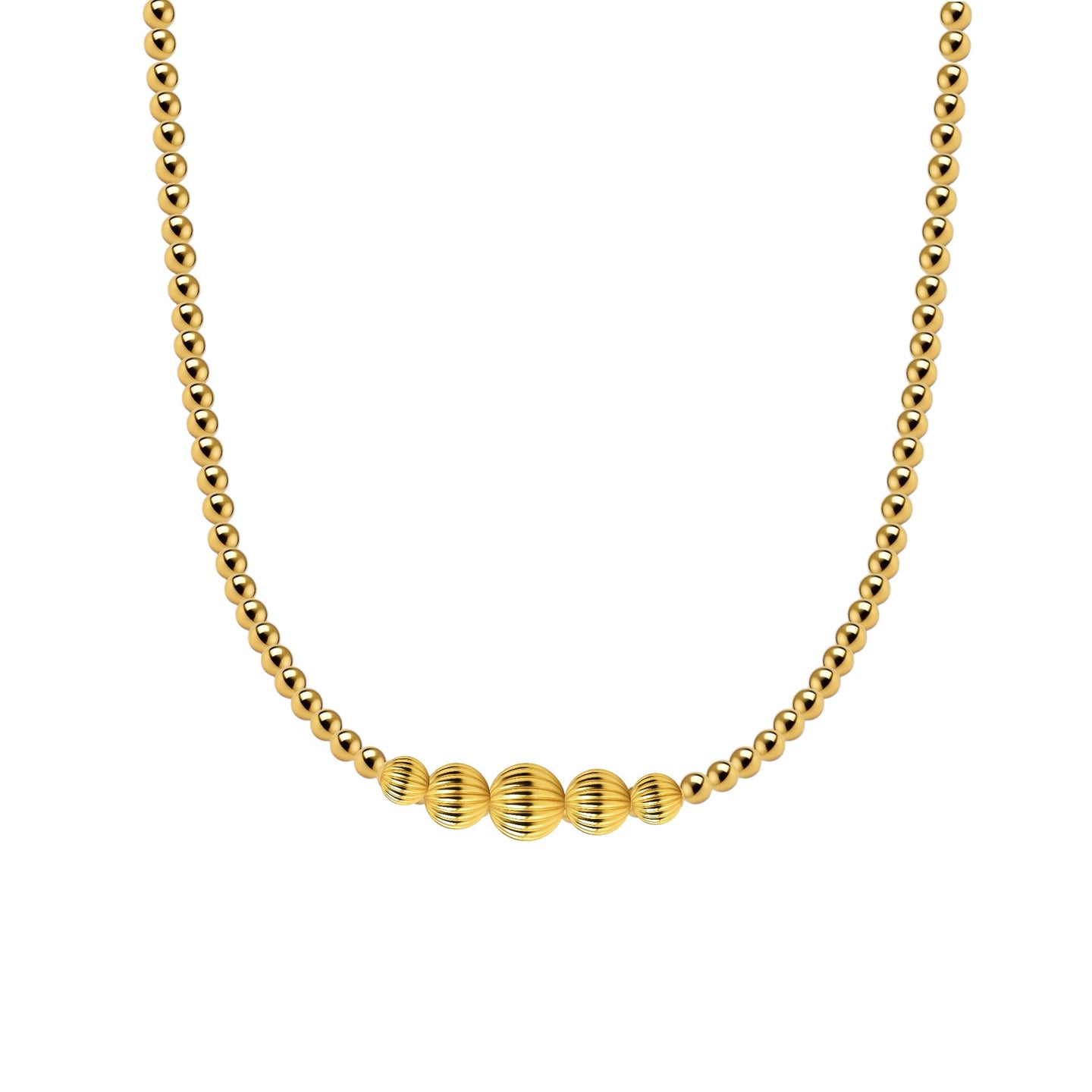 Victoria Gold Filled Beaded Necklace