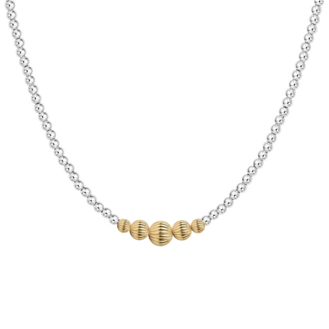 Victoria | Gold Filled Beaded Necklace