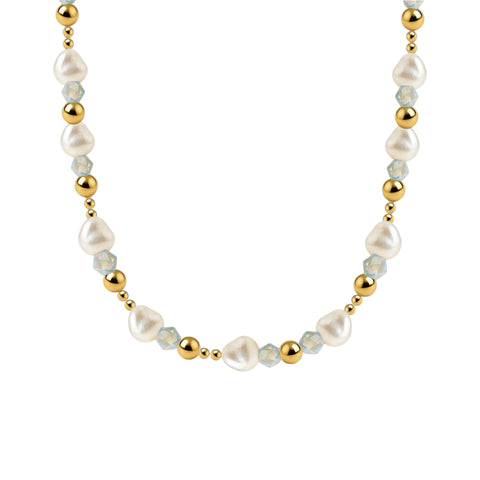 Viviana Gold Filled Beaded Necklace