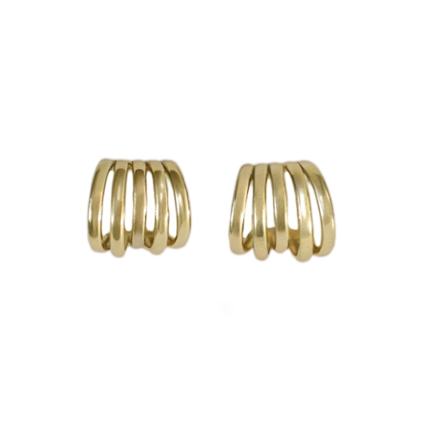 ASTER | 18K Gold Plated Hoop Earrings