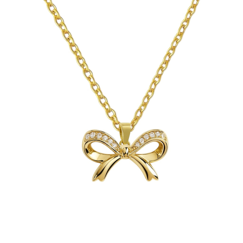 Wish Bow Elite Chain Necklace