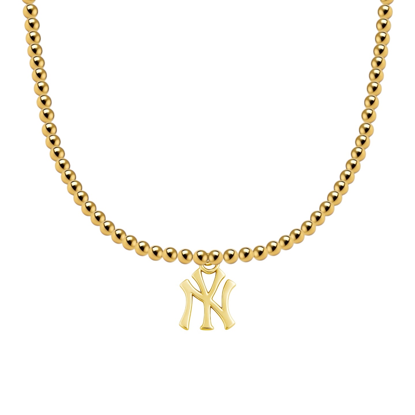 Yankee Charm | Gold Filled Beaded Necklace
