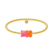 Ombre Gummy Bear | Gold Filled Beaded Bracelet