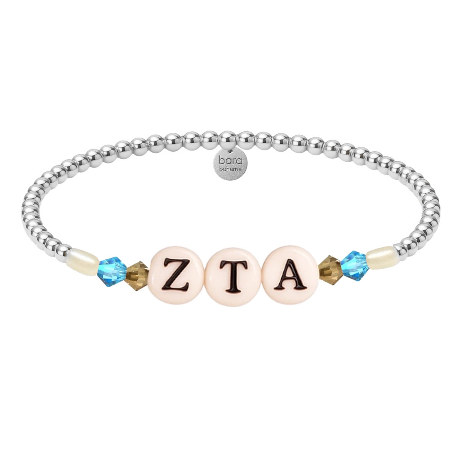 Zeta Tau Alpha Beaded Sorority Bracelet