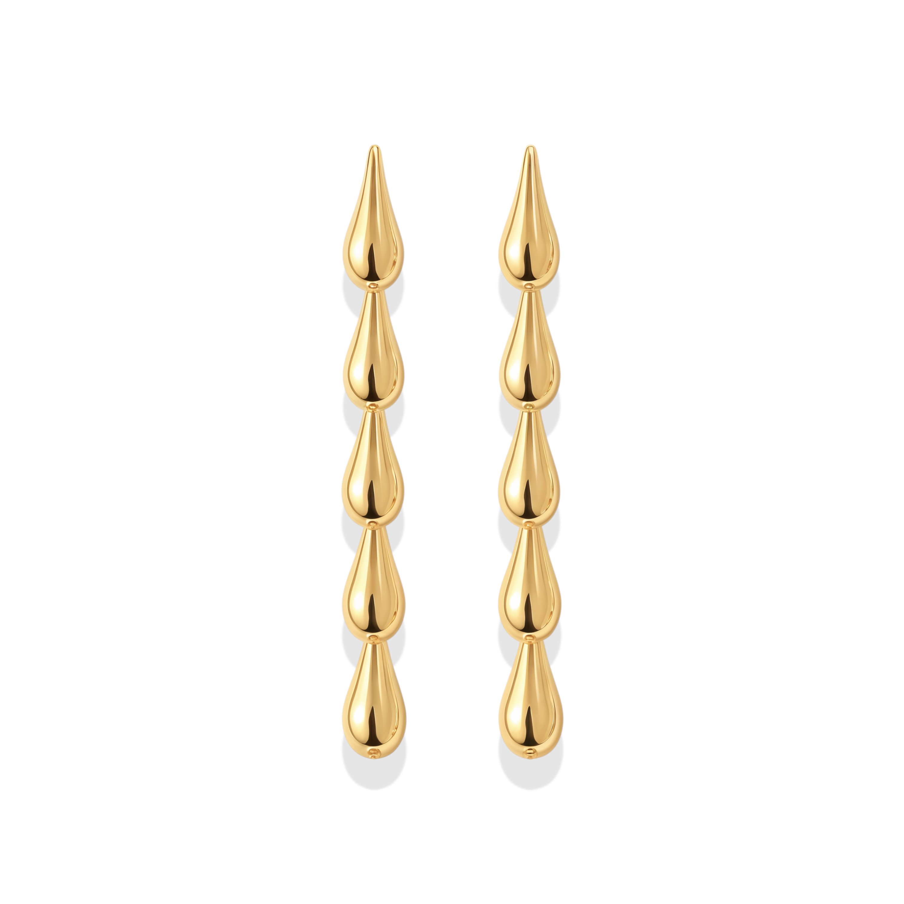 Zoey | Gold Teardrop Earrings