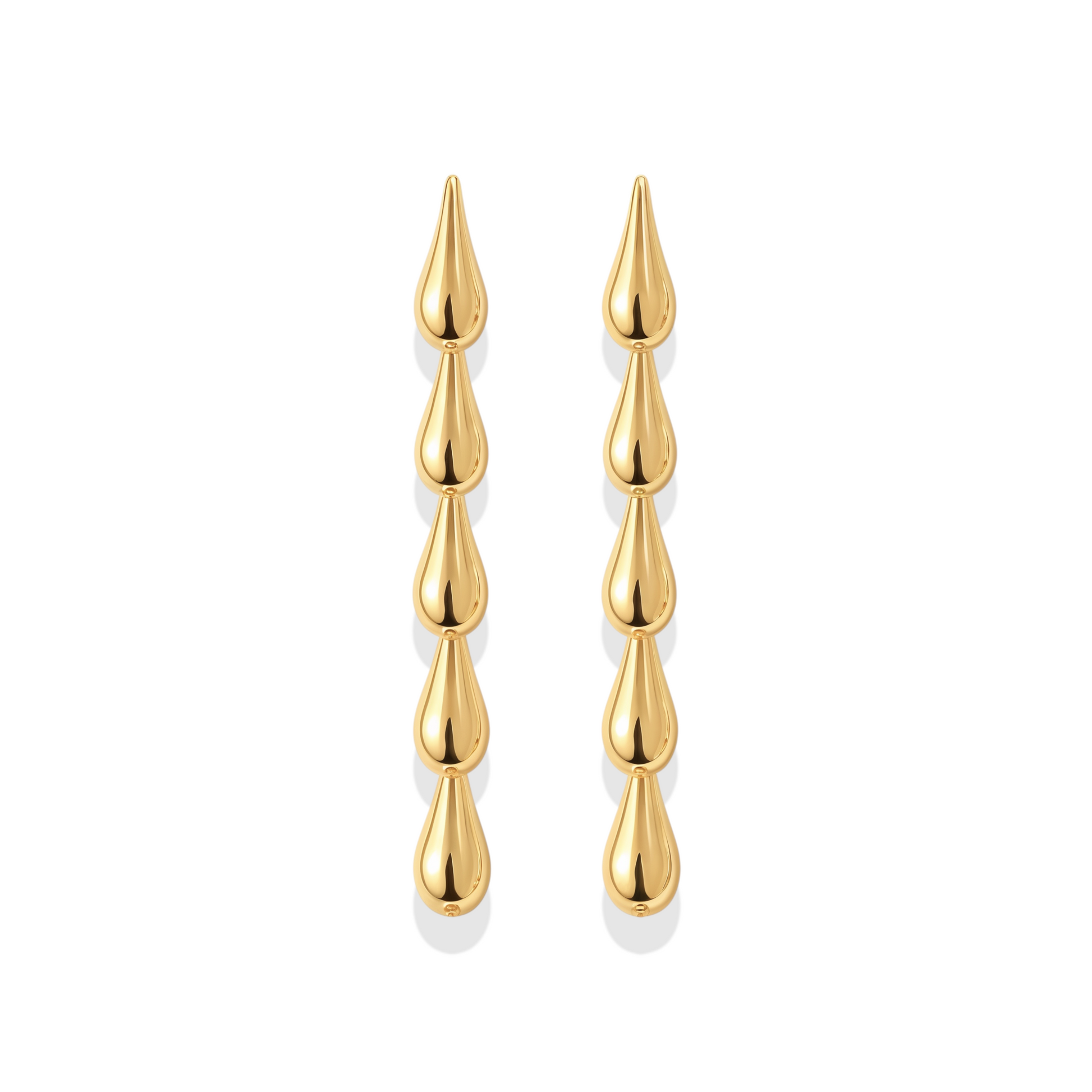 Zoey | Gold Teardrop Earrings