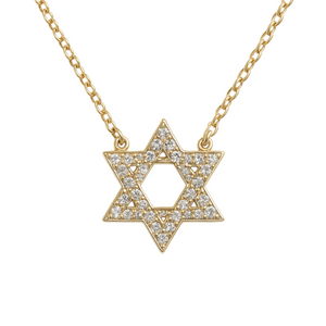Adi | Star of David Pave Necklace