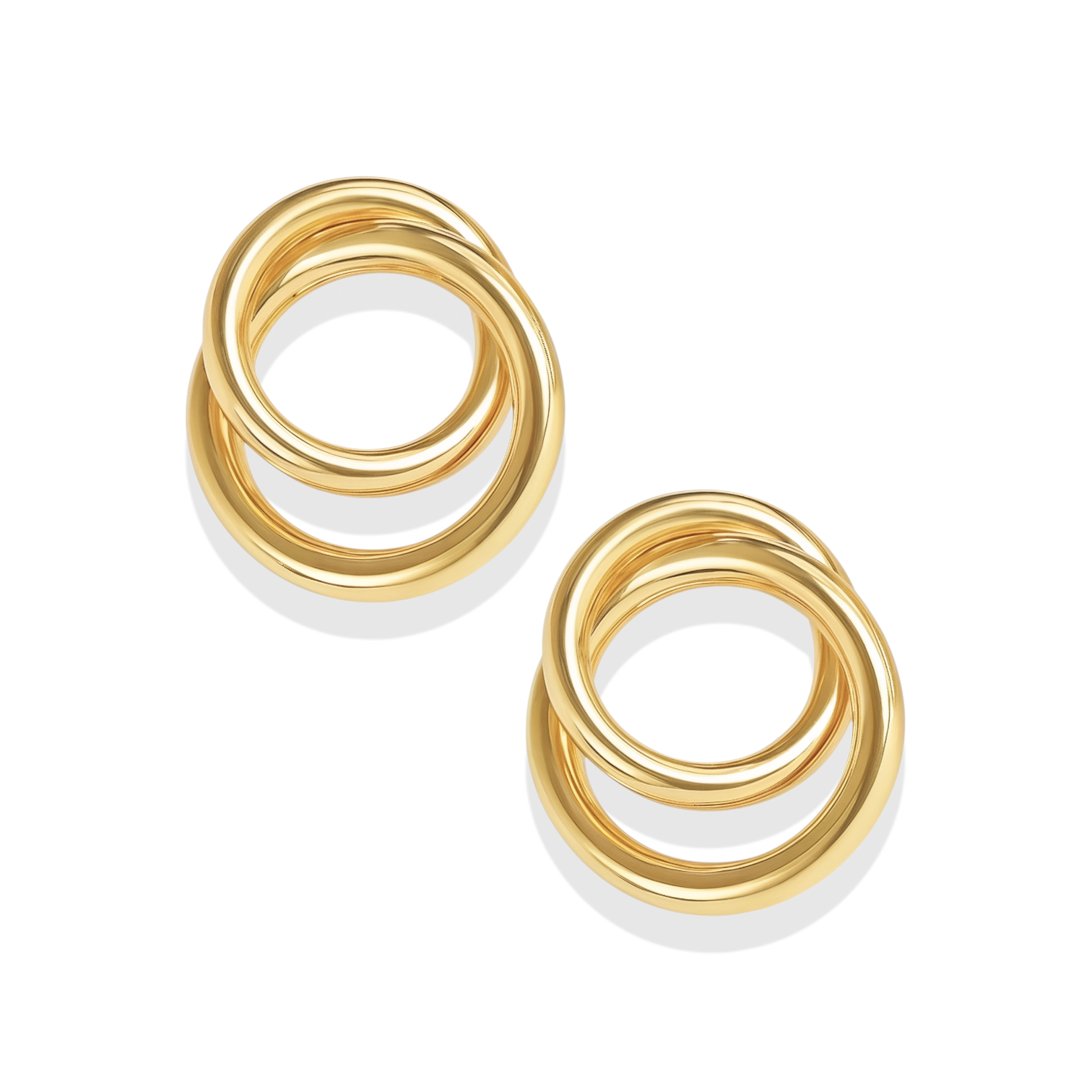 Adriana | Gold Knot Earrings