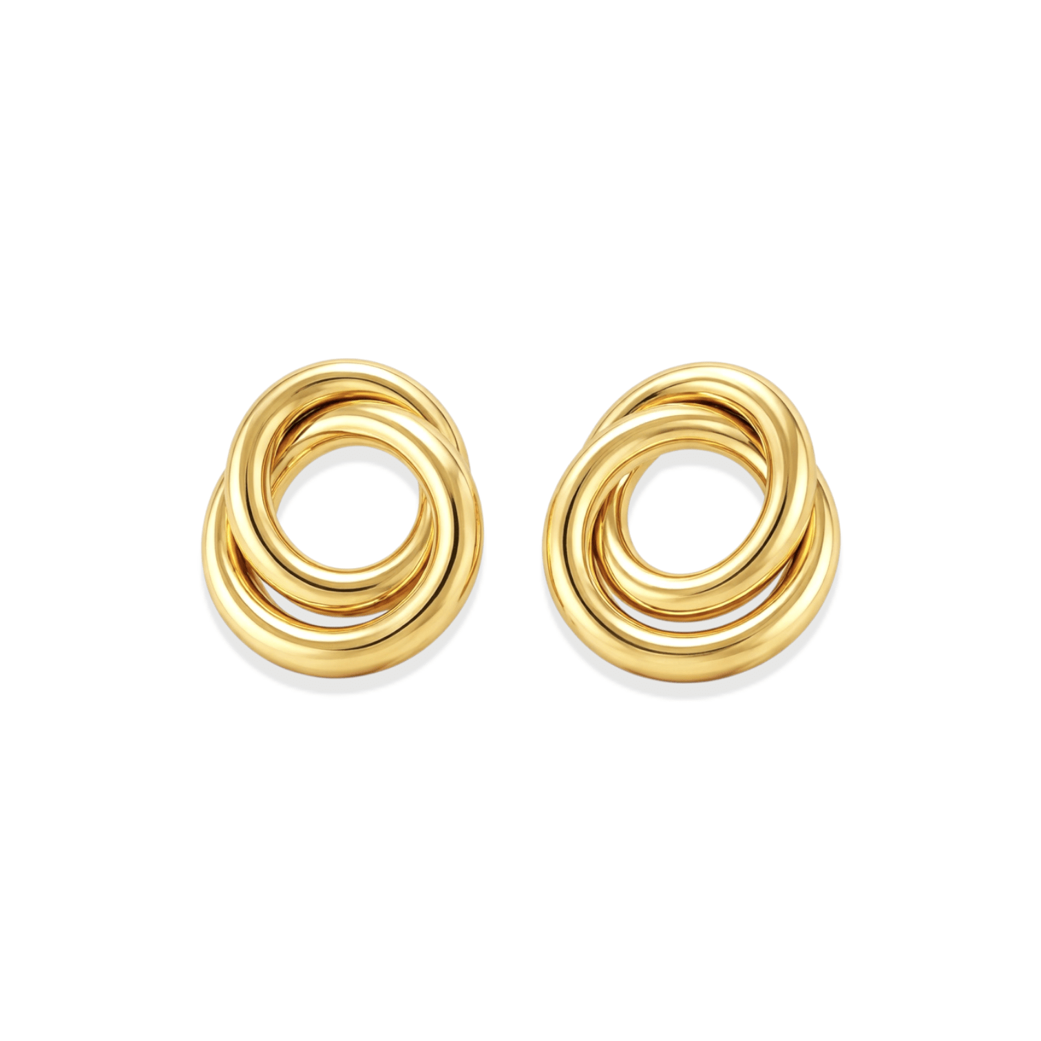 Alana | Gold Knot Earrings - Bara Boheme