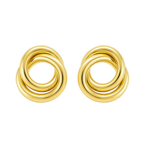 Alana | Gold Knot Earrings