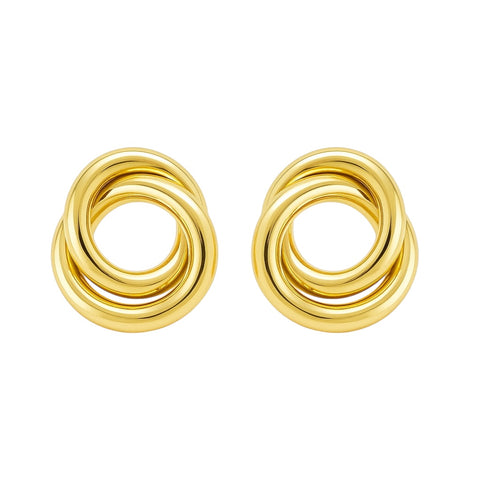 Alana | Gold Knot Earrings