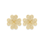 Alice | Pave Shamrock Earrings - Bara Boheme