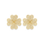 Alice | Pave Shamrock Earrings