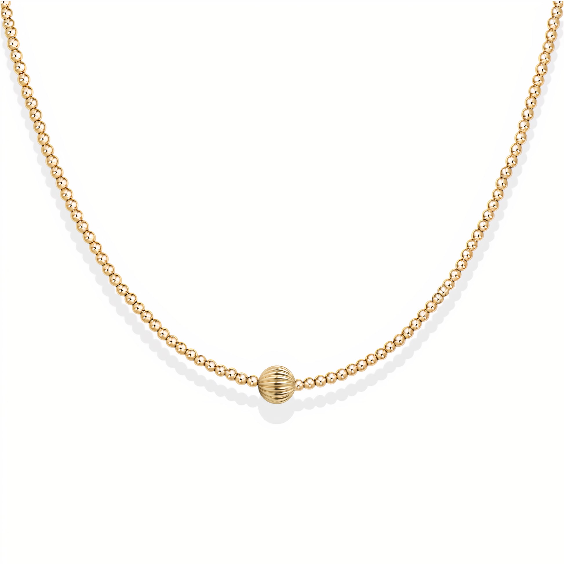 Ally | Gold Filled Beaded Necklace