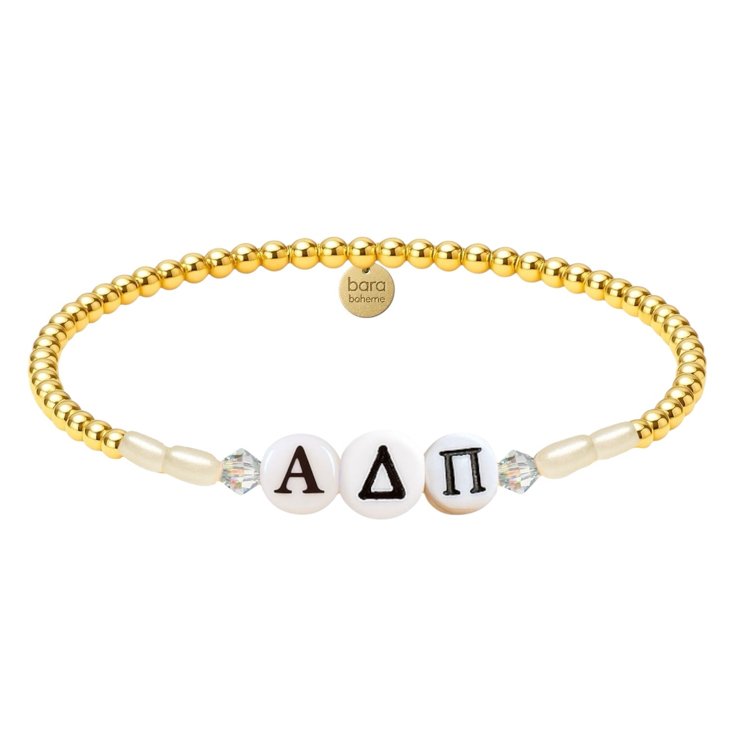 Alpha Delta Pi | Beaded Sorority Bracelet - Bara Boheme