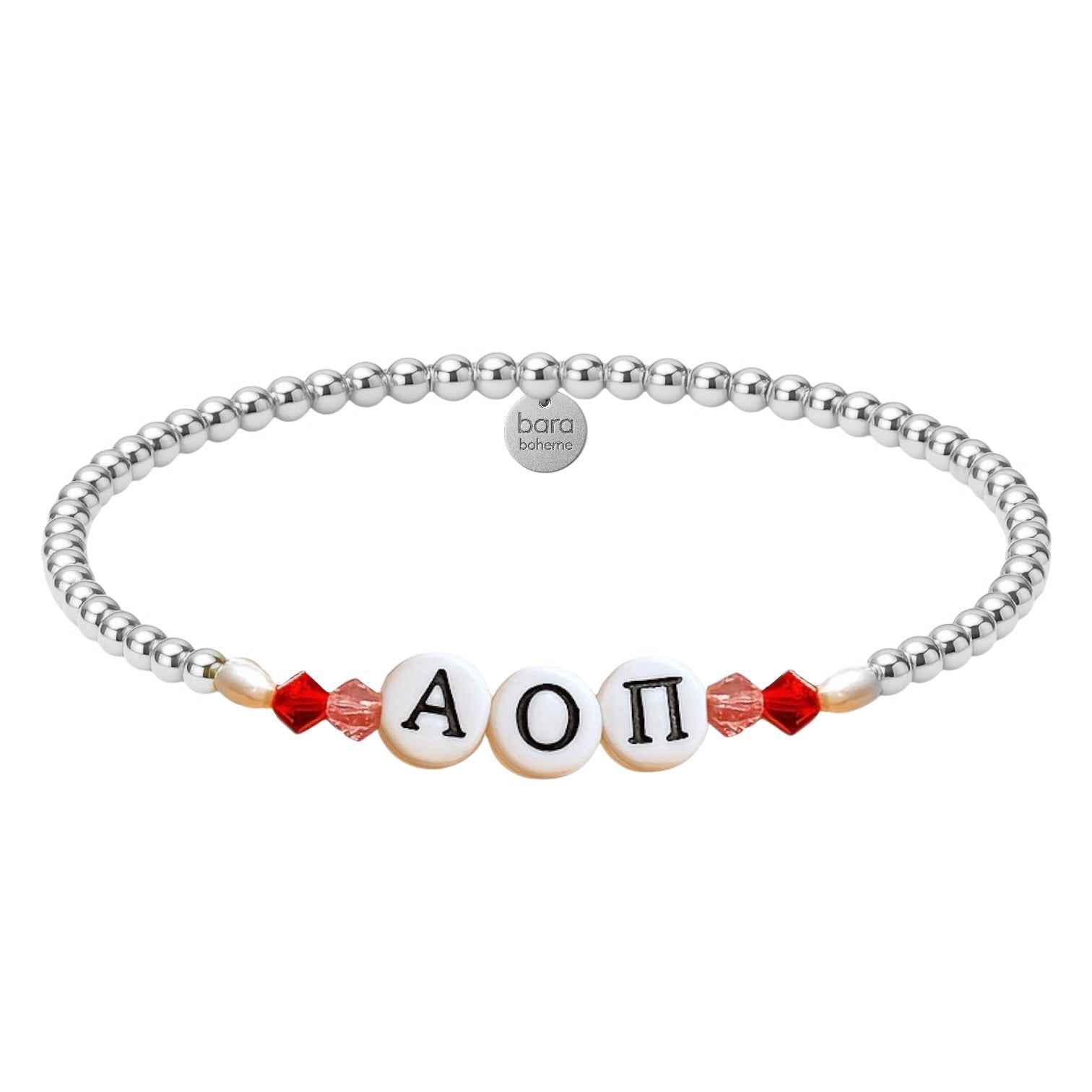 Alpha Omicron Pi | Beaded Sorority Bracelet - Bara Boheme