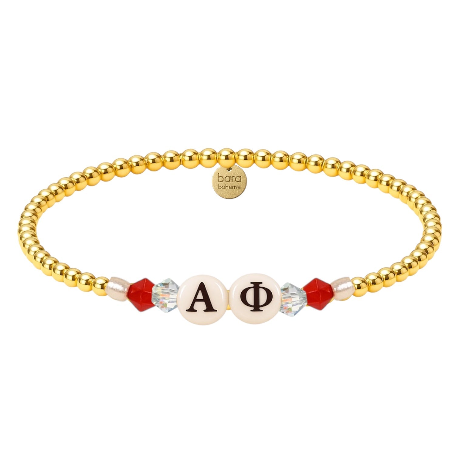 Alpha Phi | Beaded Sorority Bracelet - Bara Boheme
