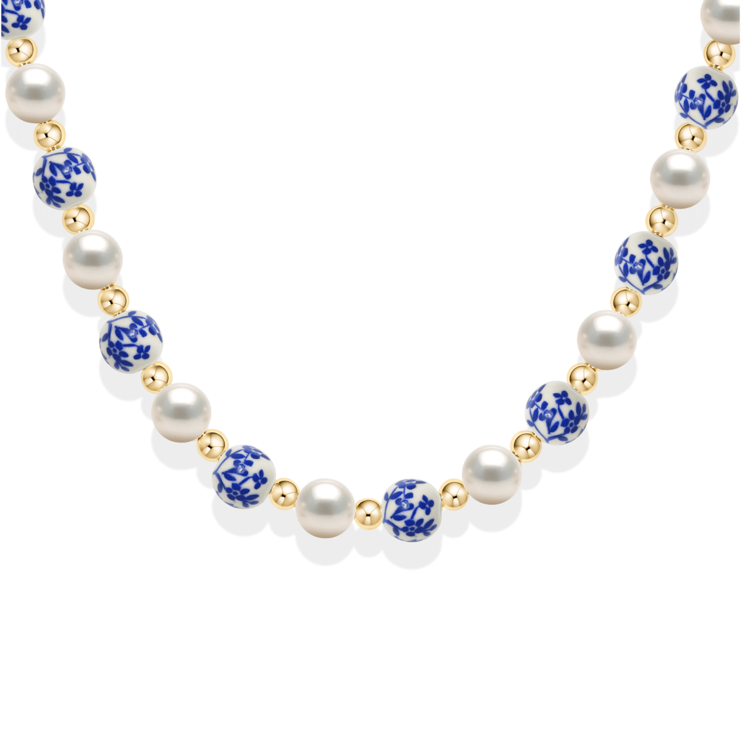 Amalfi Bella – Porcelain Beaded Necklace - Bara Boheme