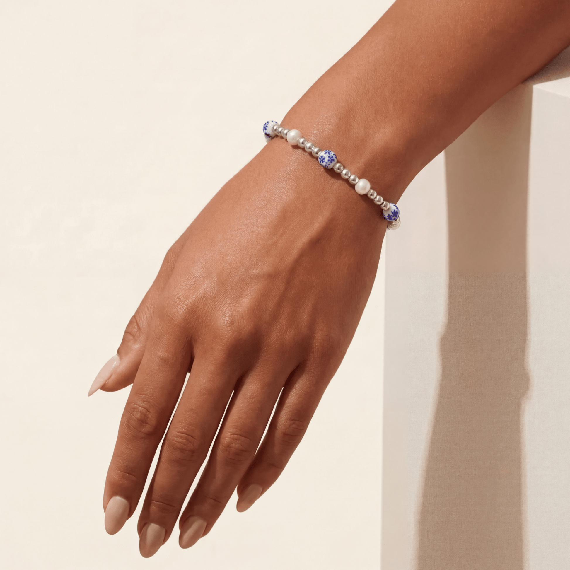 Amalfi Bloom – Porcelain Beaded Bracelet - Bara Boheme