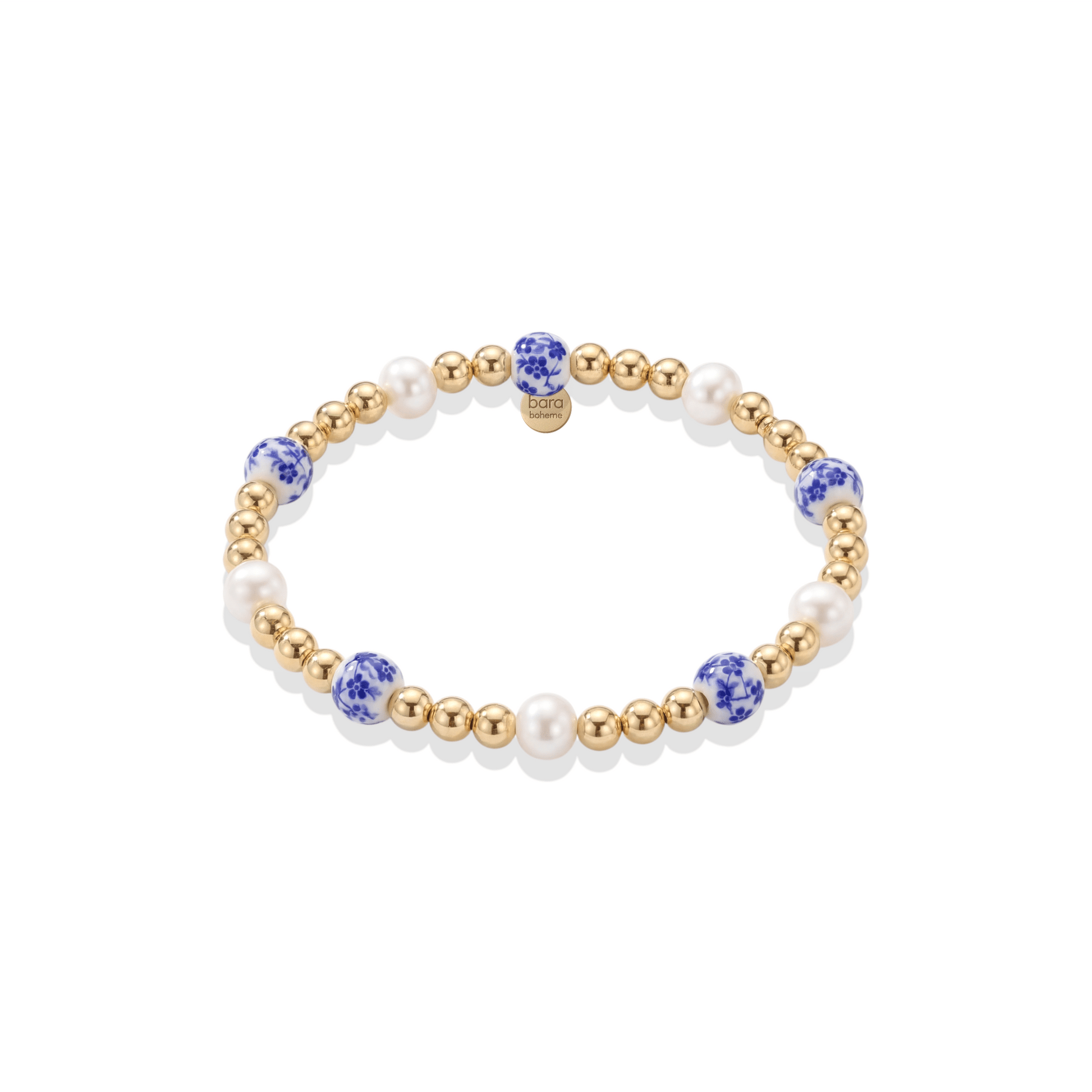 Amalfi Bloom – Porcelain Beaded Bracelet - Bara Boheme