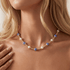 Amalfi Bloom – Porcelain Beaded Necklace - Bara Boheme