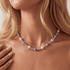 Amalfi Bloom – Porcelain Beaded Necklace - Bara Boheme