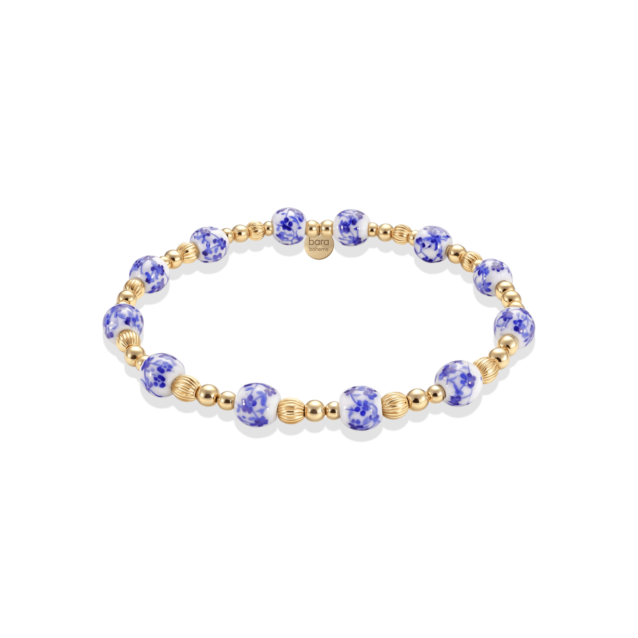 Amalfi Blossom – Porcelain Beaded Bracelet - Bara Boheme