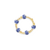 Amalfi Blossom – Porcelain Beaded Ring - Bara Boheme