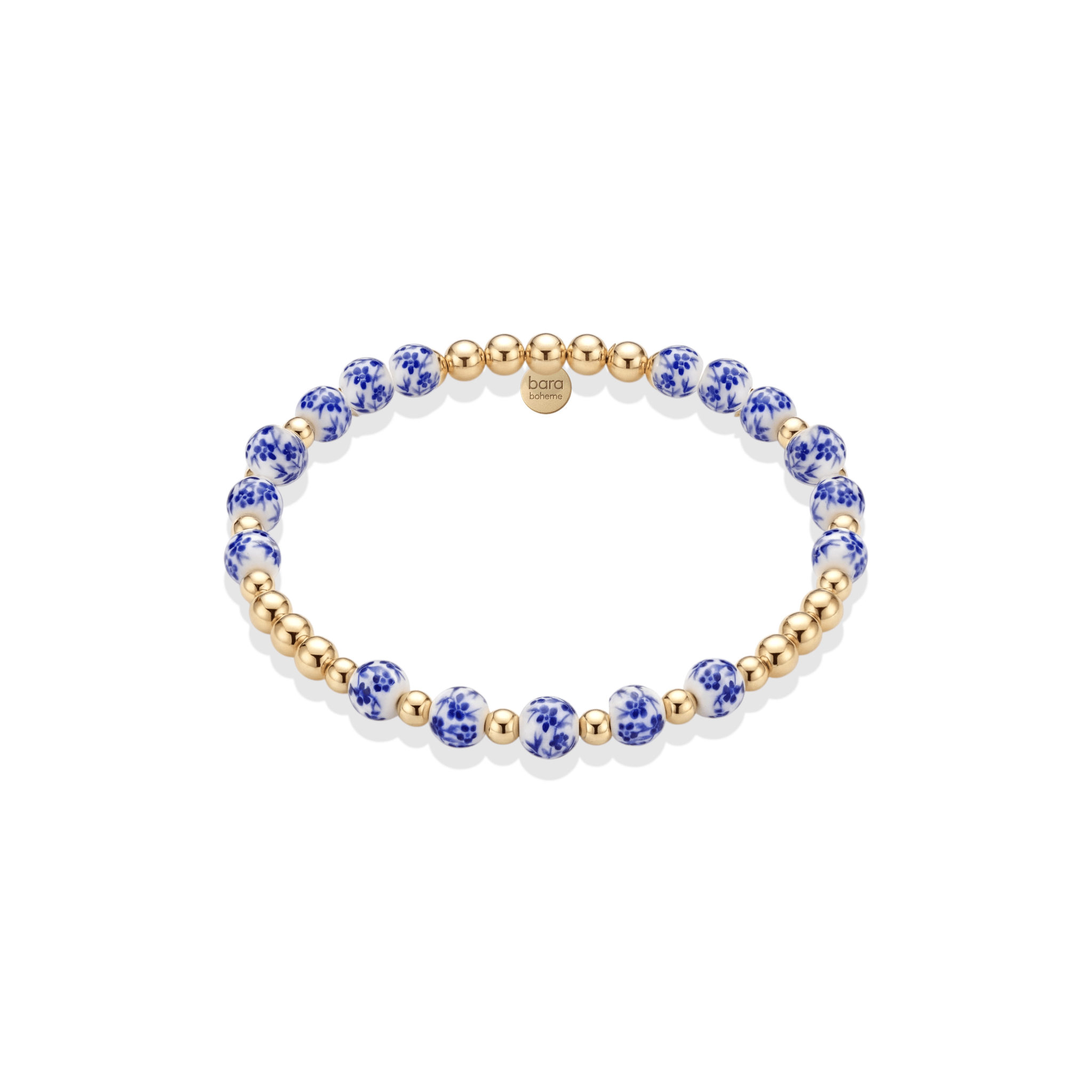 Amalfi Freesia – Porcelain Beaded Bracelet - Bara Boheme